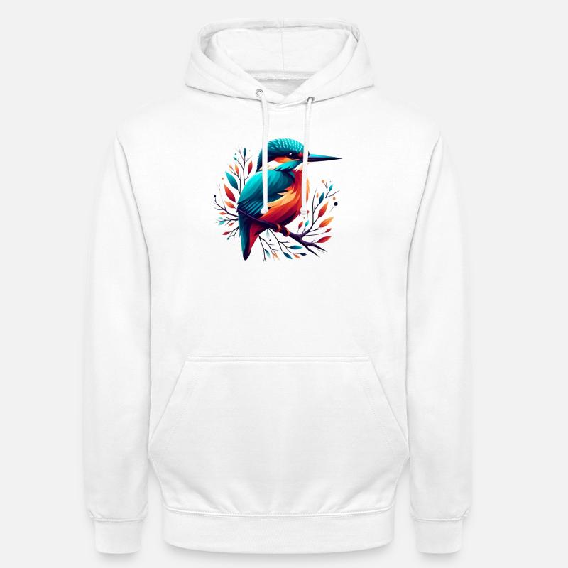 Eisvogel - Unisex Hoodie - Weiß