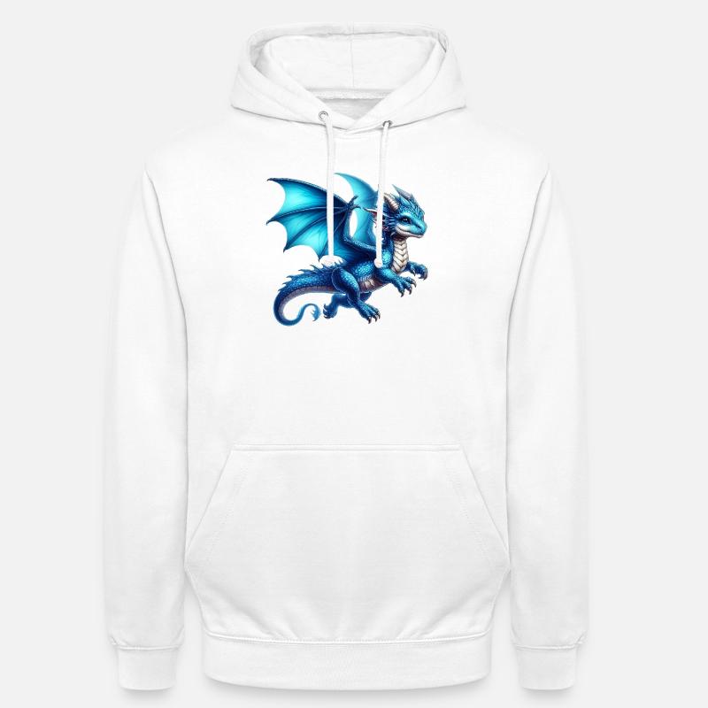 Drache - Unisex Hoodie - Weiß