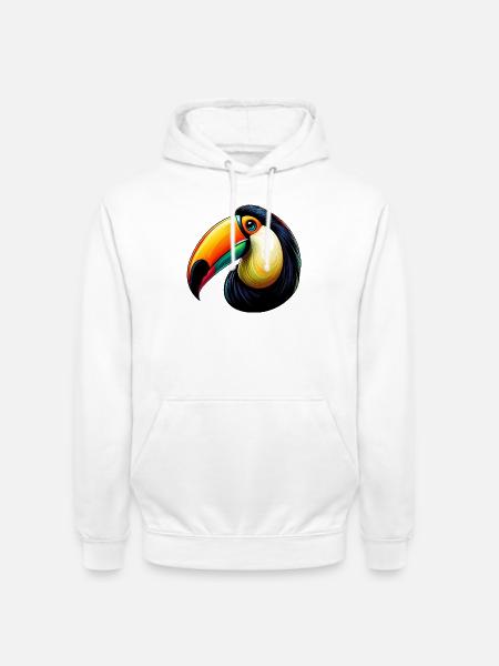 Toucan - Unisex Hoodie - white