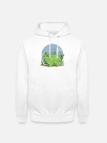 Frog - Unisex Hoodie - white