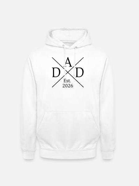 Dad Est. 2026 - Unisex Hoodie - Weiß
