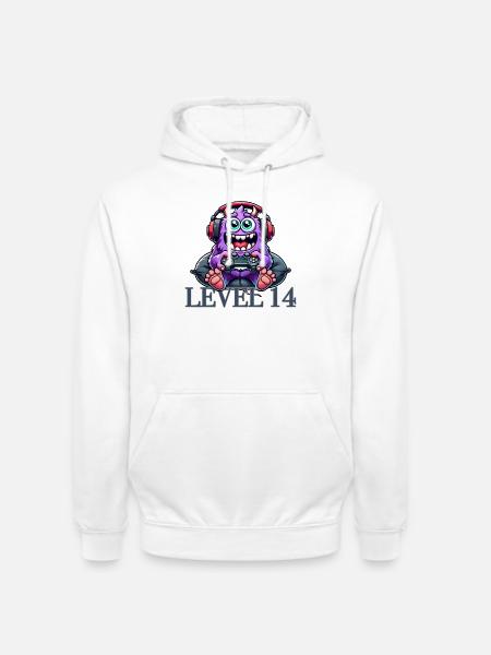Gaming monsters while gaming - Unisex Hoodie - white