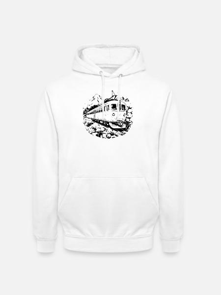 Eisenbahn - Unisex Hoodie - Weiß