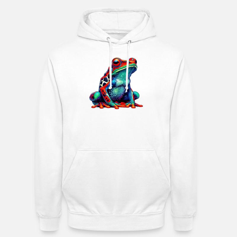 Frosch - Unisex Hoodie - Weiß