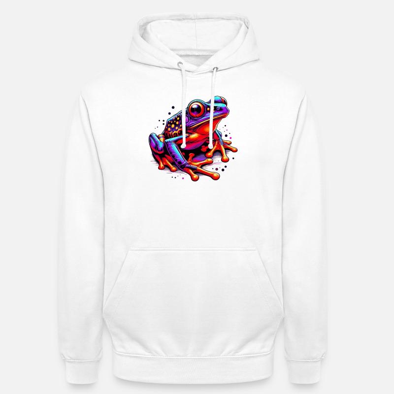 Frosch - Unisex Hoodie - Weiß