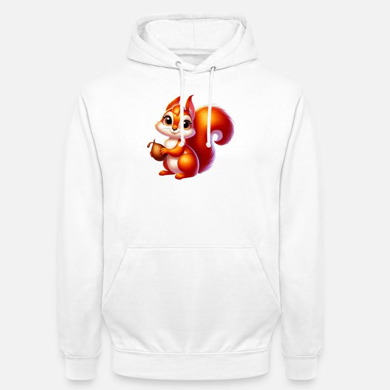 Eichhörnchen - Unisex Hoodie - Weiß