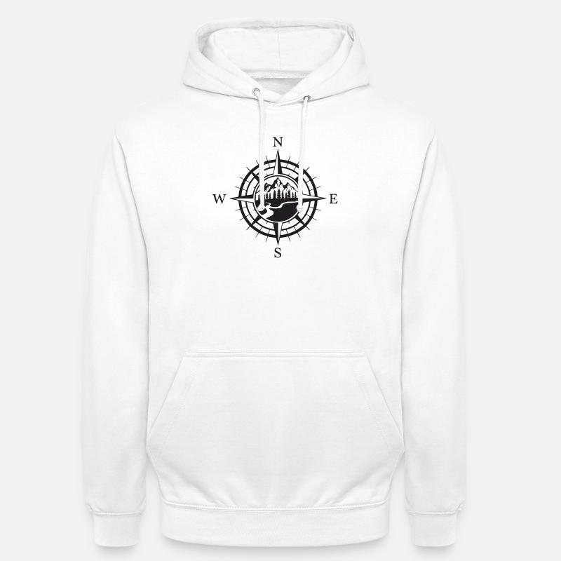 Berge - Das Abenteuer wartet auf Sie - Unisex Hoodie - Weiß