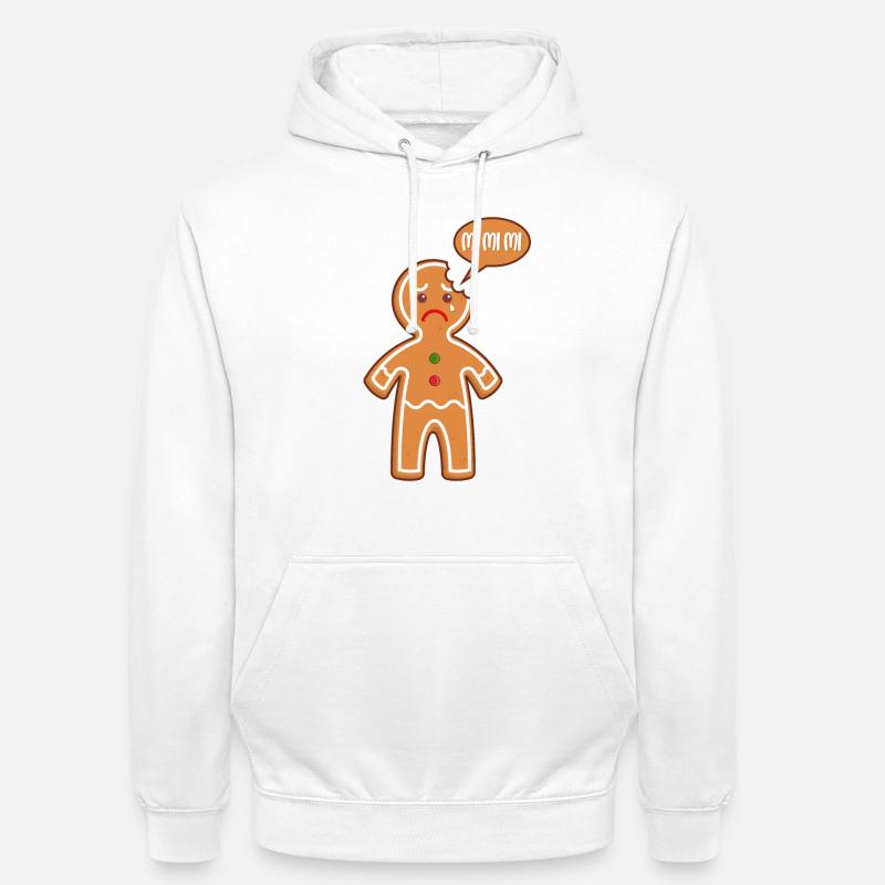 Lebkuchenmann Mimimi Mi Mi Mi Bäcker Gebäck Backen - Unisex Hoodie - Weiß