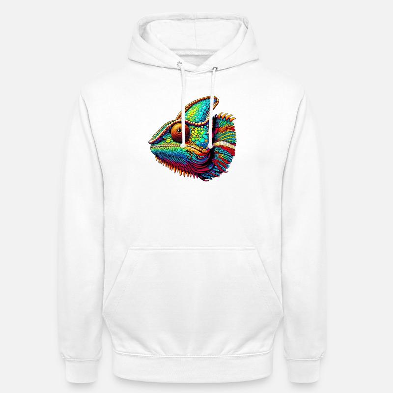 Chamäleon - Unisex Hoodie - Weiß