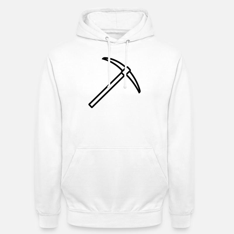 piolet - Sweat-shirt à capuche unisexe - blanc