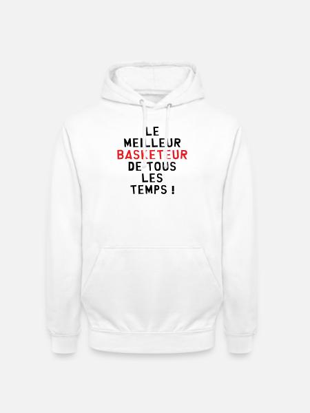 Basketball Best Basketball Player - Unisex Hoodie - white