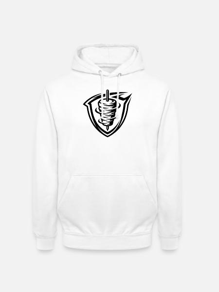Doner kebab skewer - Unisex Hoodie - white