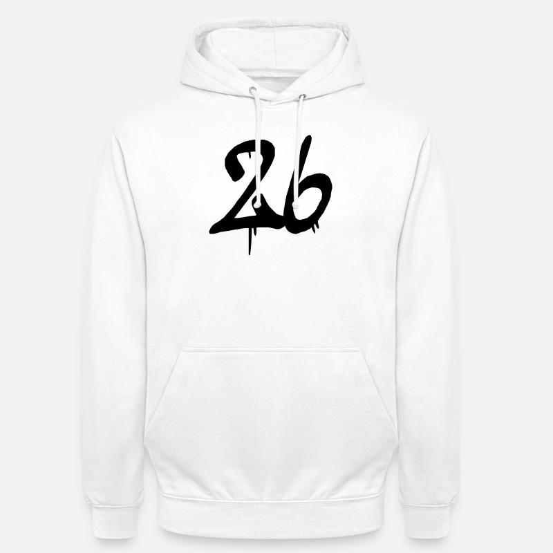 26 - Unisex Hoodie - Weiß