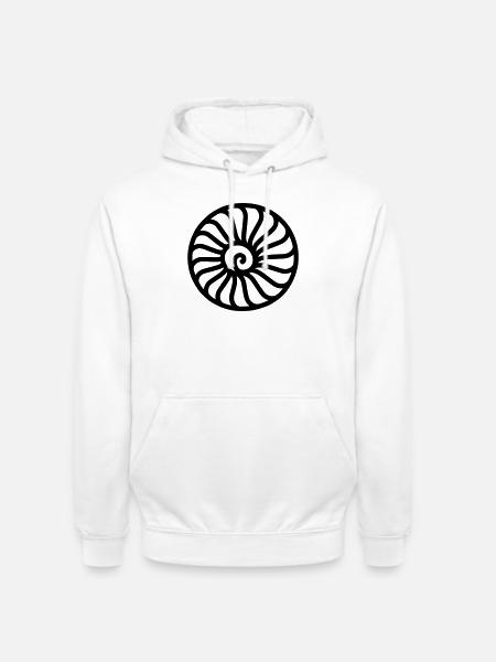 fossile - Sweat-shirt à capuche unisexe - blanc