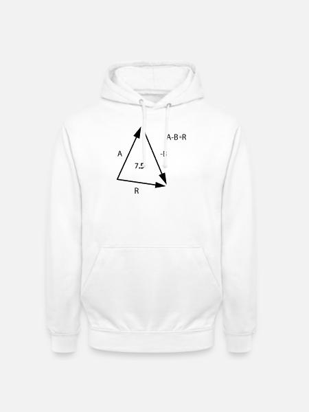 Algebra Mathe - Unisex Hoodie - Weiß