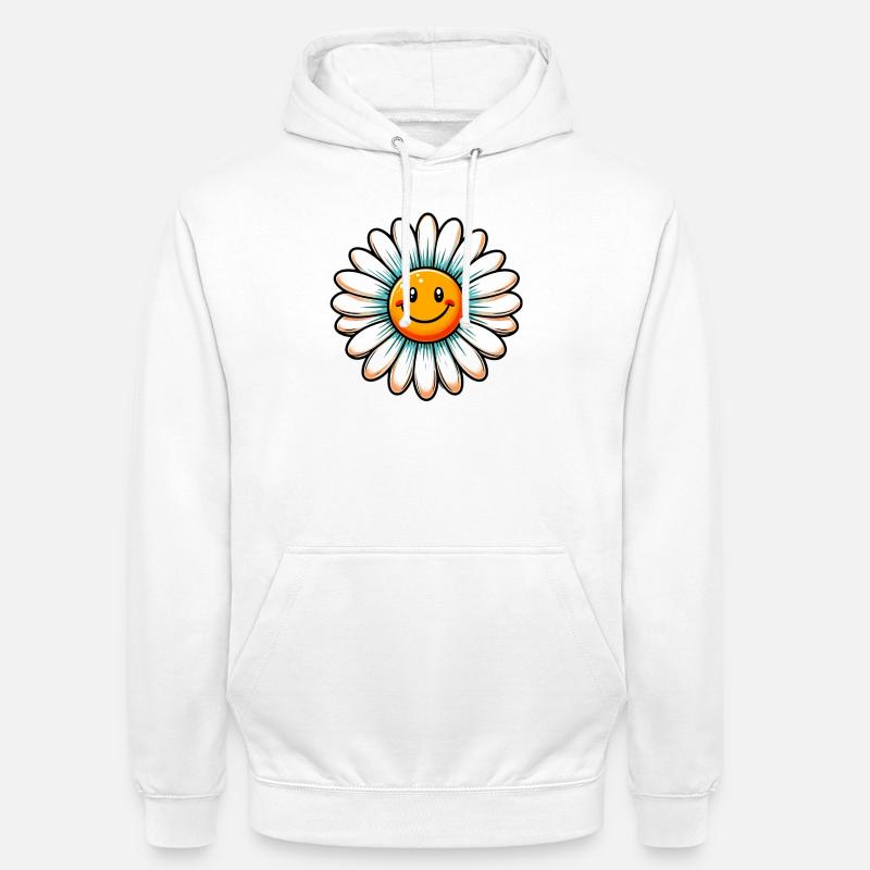 Gänseblümchen - Unisex Hoodie - Weiß