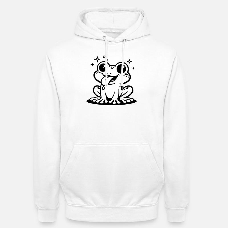 Toad Comic Frog - Unisex Hoodie - white