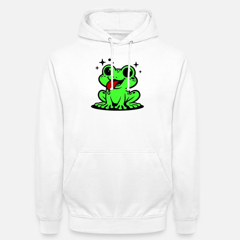 Toad Comic Frog - Unisex Hoodie - white