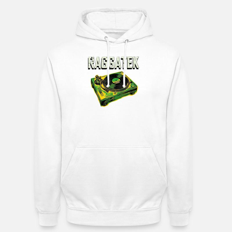 Raggatek Turntable Jamaica - Unisex Hoodie - white
