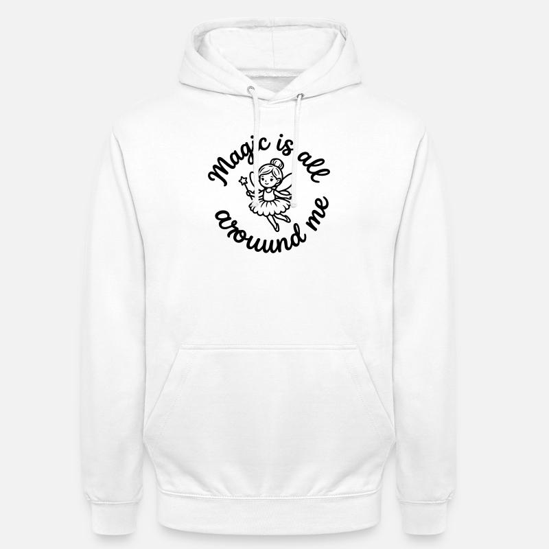 Fée - Sweat-shirt à capuche unisexe - blanc