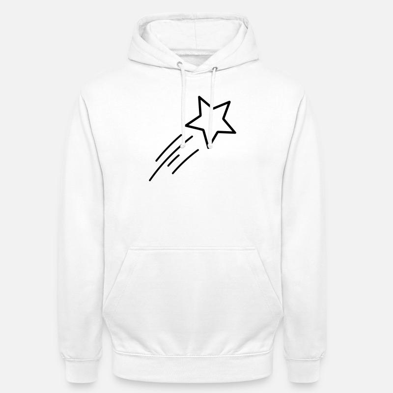 Sternschnuppe - Unisex Hoodie - Weiß