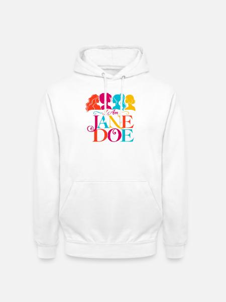 Ich bin Jane Doe - Unisex Hoodie - Weiß