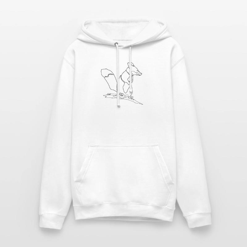 Fuchs Eichhörnchen Squirrel Fox Unisex Hoodie