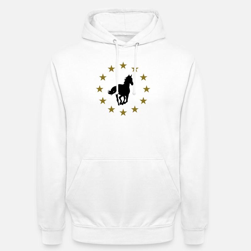 Pferd & Sternen - Unisex Hoodie - Weiß