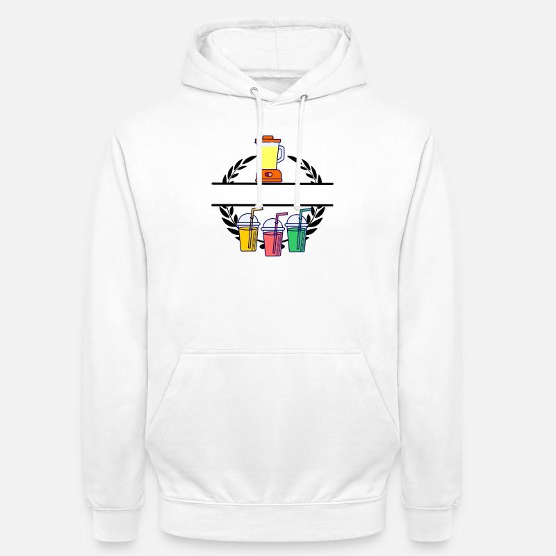 Smoothie blender en couronne de laurier - Sweat-shirt à capuche unisexe - blanc