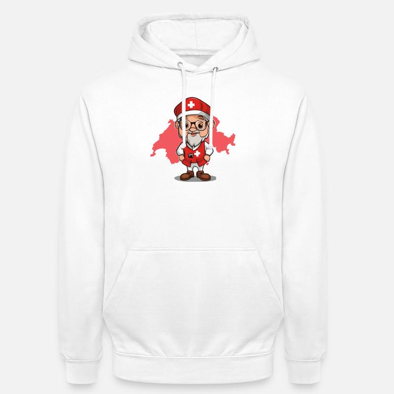 Schweiz, ich bin Schweizer, Schweizer Stolz - Unisex Hoodie - Weiß