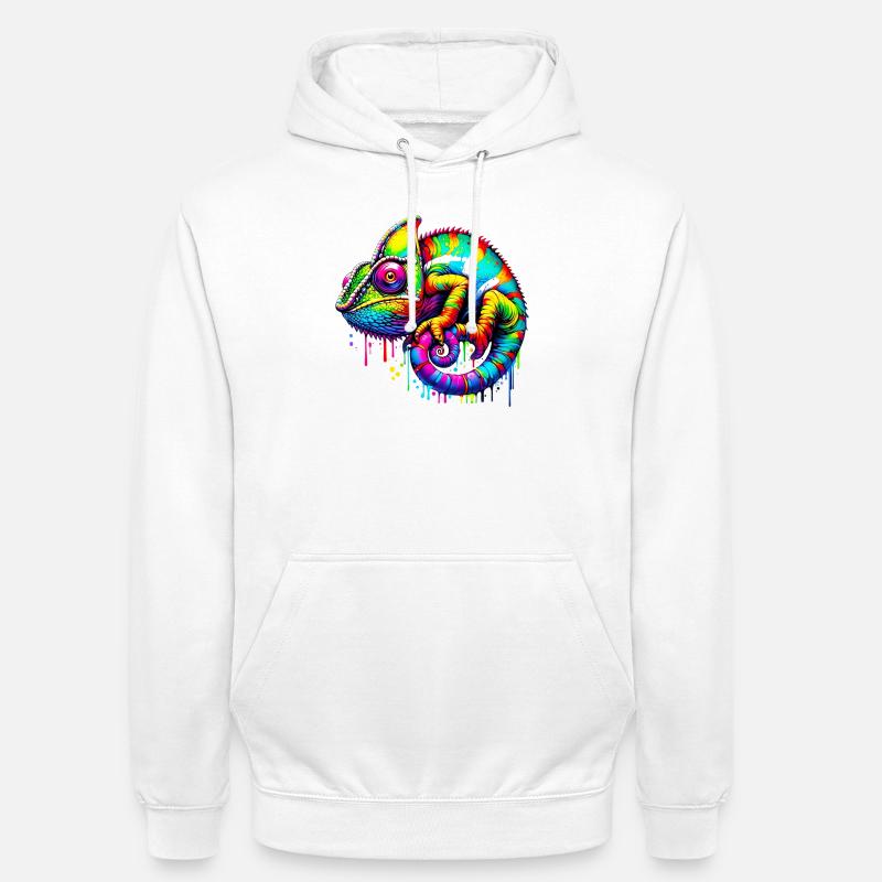 Chamäleon - Unisex Hoodie - Weiß
