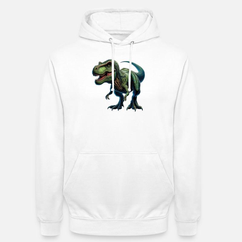 Dinosaurier - Unisex Hoodie - Weiß