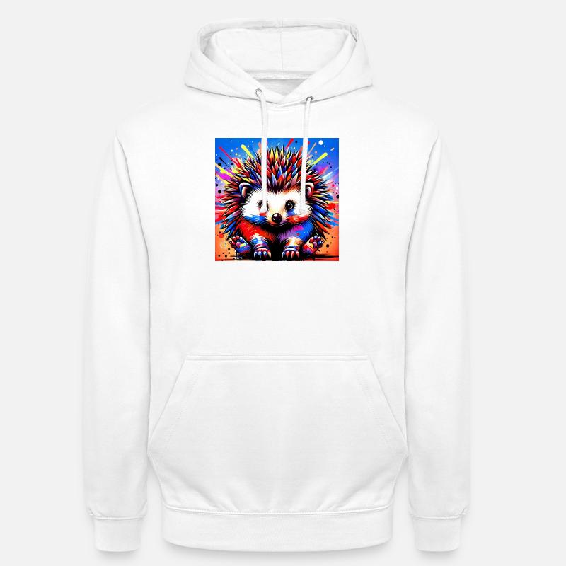 Igel - Unisex Hoodie - Weiß