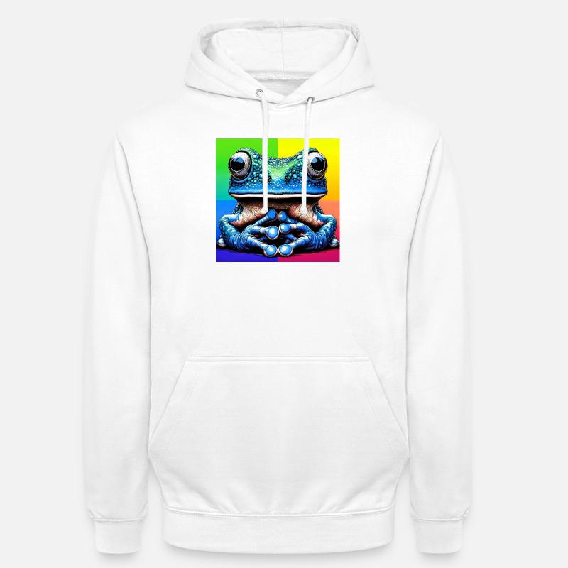 Frosch - Unisex Hoodie - Weiß