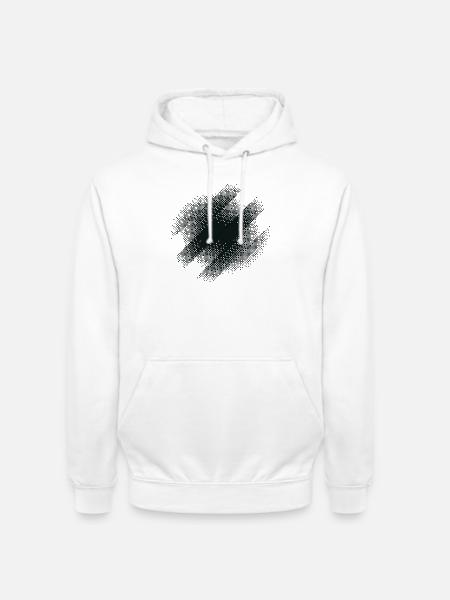 Burst Circle - Unisex Hoodie - white