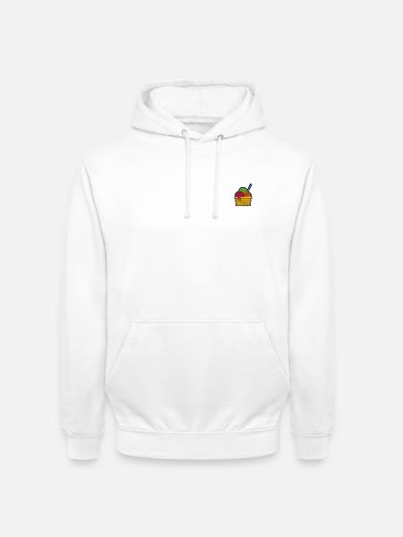 Glace - Sweat-shirt à capuche unisexe - blanc