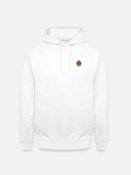 Cupcake - Sweat-shirt à capuche unisexe - blanc