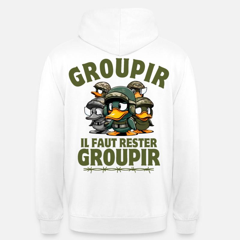 die siebte Kompanie, Tassin, Pitivier - Unisex Hoodie - Weiß