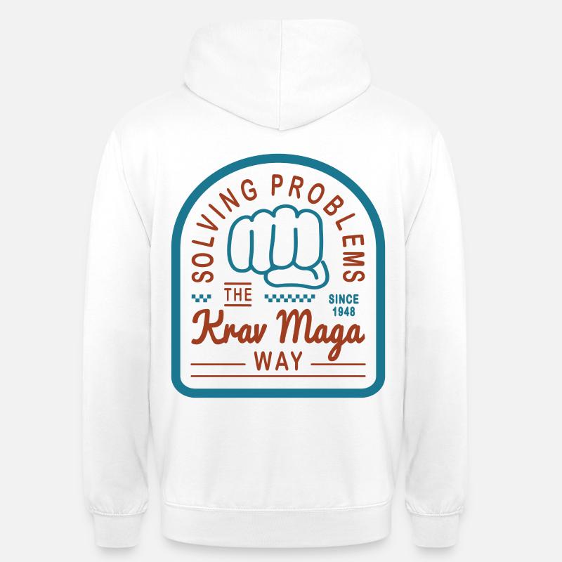 Solving problems the Krav Maga way - Unisex Hoodie - Weiß