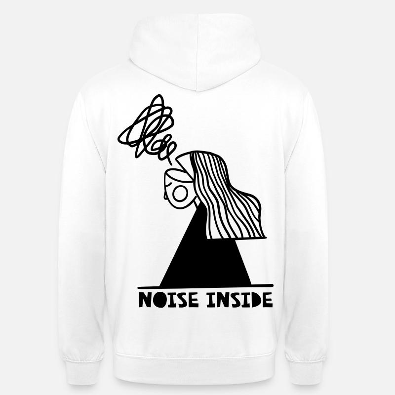 Noise Inside - Unisex Hoodie - white