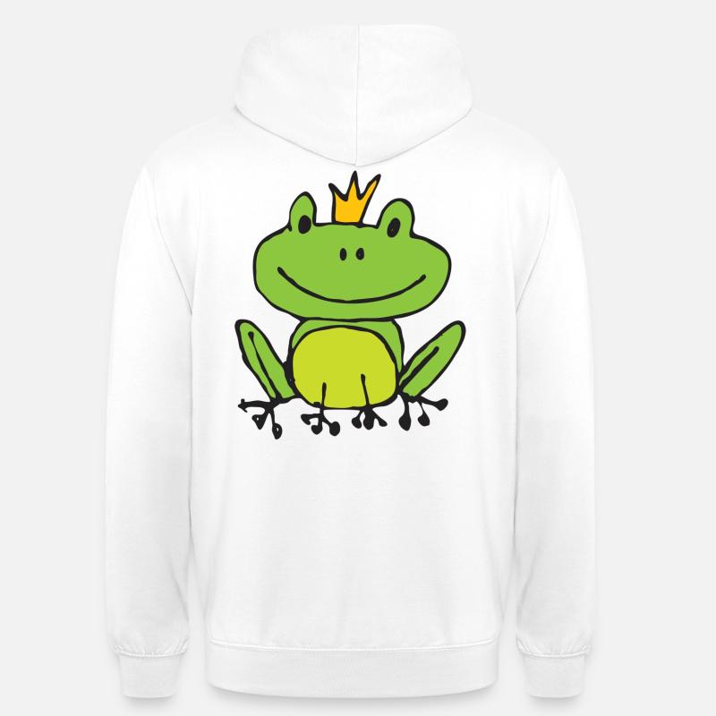 Frosch oder Prinz? - Unisex Hoodie - Weiß