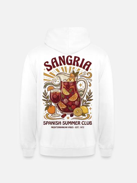 Sangria - Unisex Hoodie - Weiß