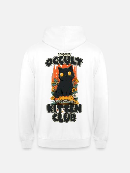 Unholy Halloween Kitten Club - Unisex Hoodie - Weiß