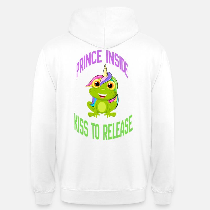 Prince Inside – Kiss to Release - Unisex Hoodie - white