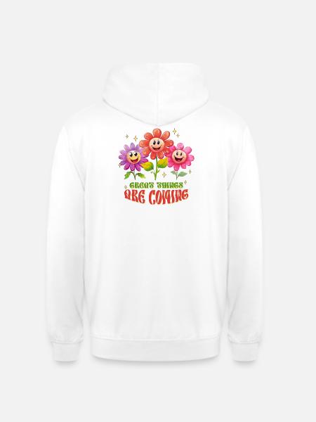 Frühling, Gartenarbeit, Gartenarbeit, Gartenarbeit - Unisex Hoodie - Weiß