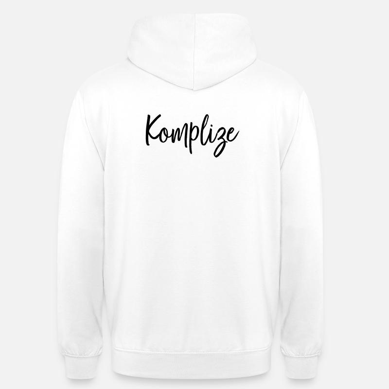 Komplize Freund Partner Geschenk - Unisex Hoodie - Weiß