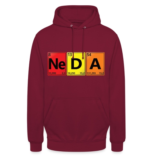 NEDA - Dein Name im Chemie-Look - Unisex Hoodie