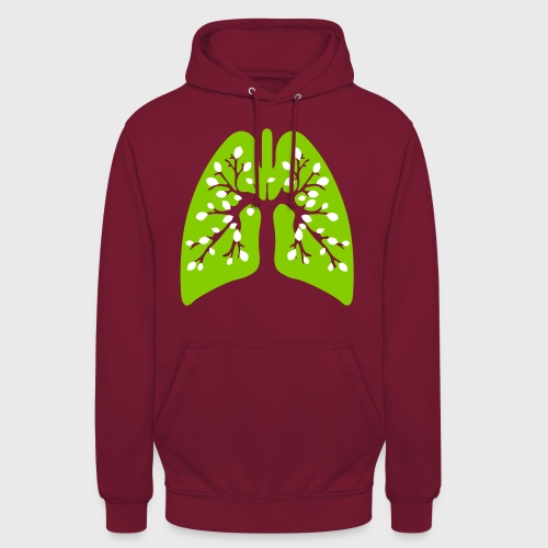 Poumon vert - Sweat-shirt à capuche unisexe