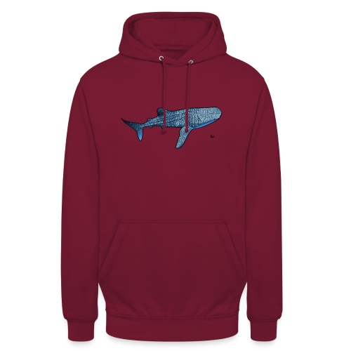Requin baleine - Sweat-shirt à capuche unisexe
