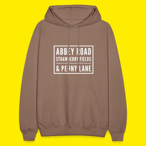Famous music streets in England - Uniseks hoodie